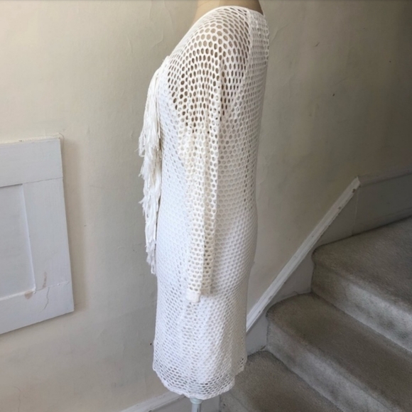 1. State Boho Crochet,  Beaded, Fringe dress - Picture 3 of 3